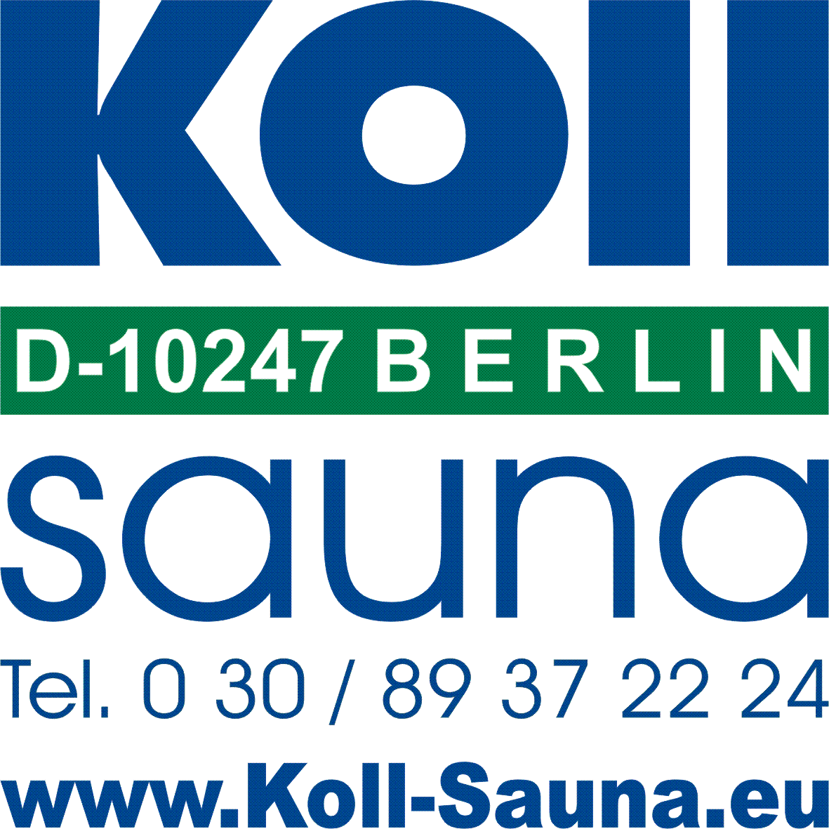 Koll Sauna D-10247 Berlin Logo Saunahersteller Saunabau sauna Berlin